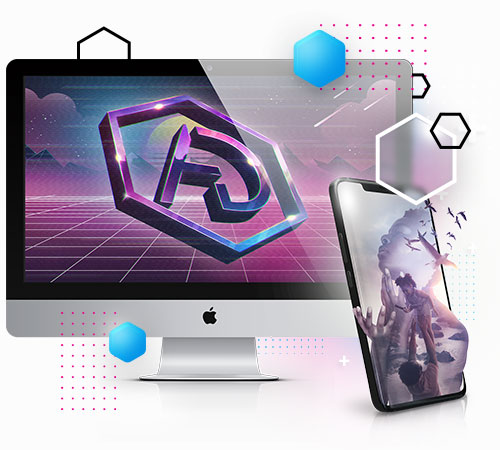 Some devices featuring my work