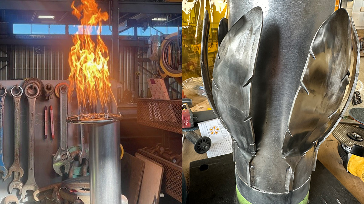 Testing flames and feathers