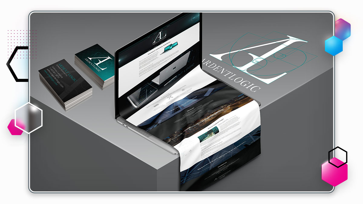 Ardent Logic branding and web design