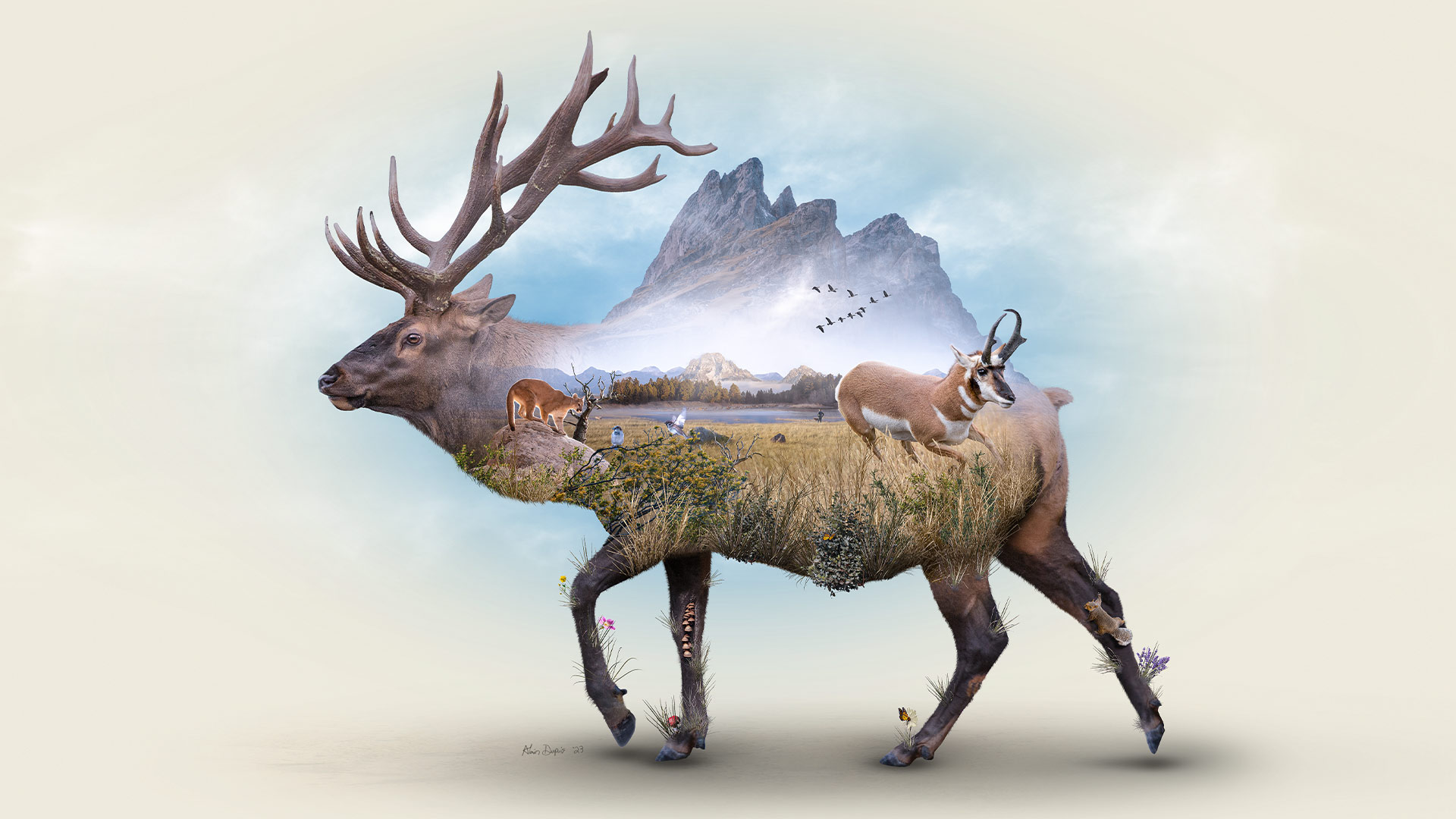 A larger view of this artwork