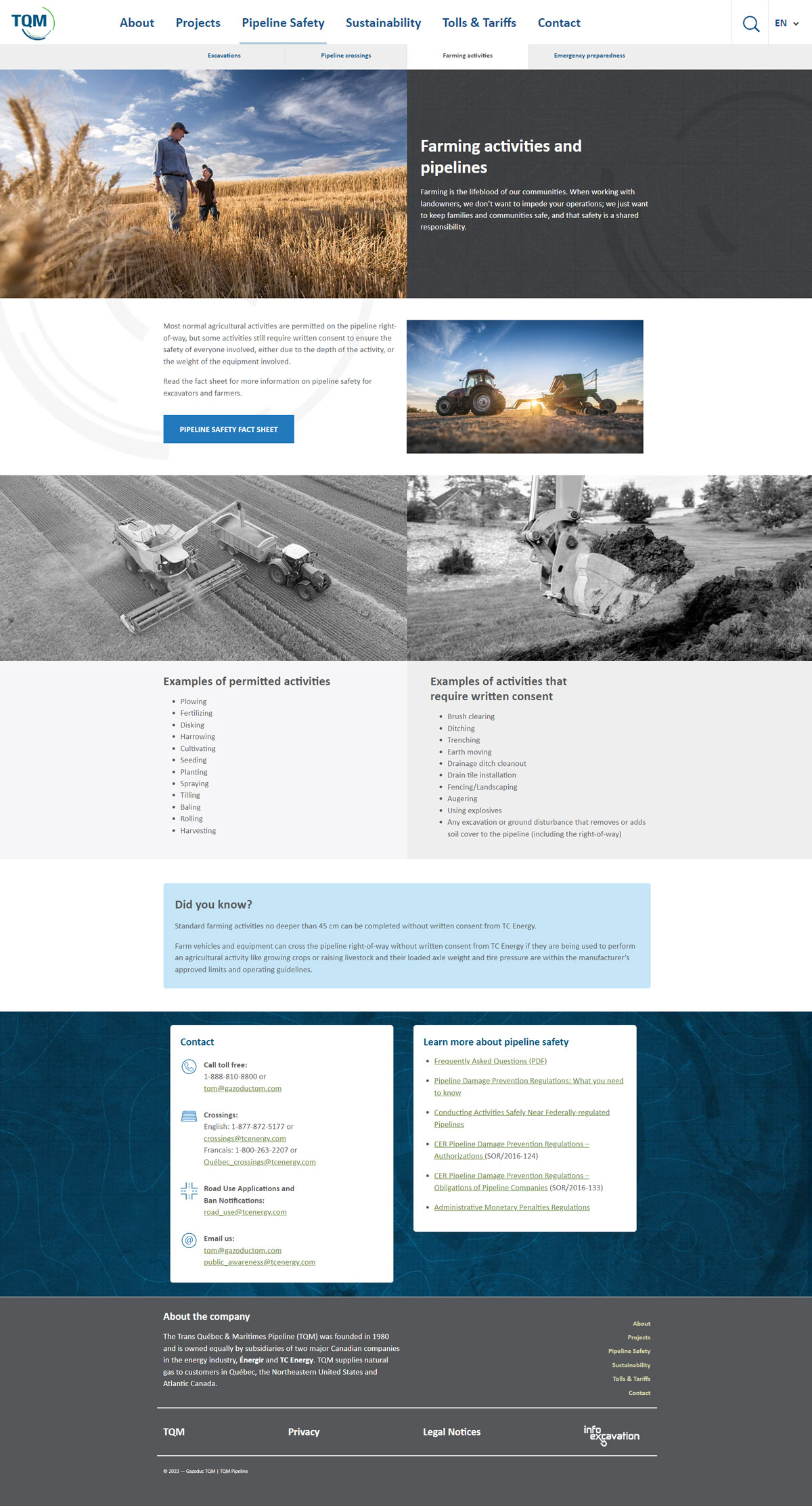 TQM Homepage design